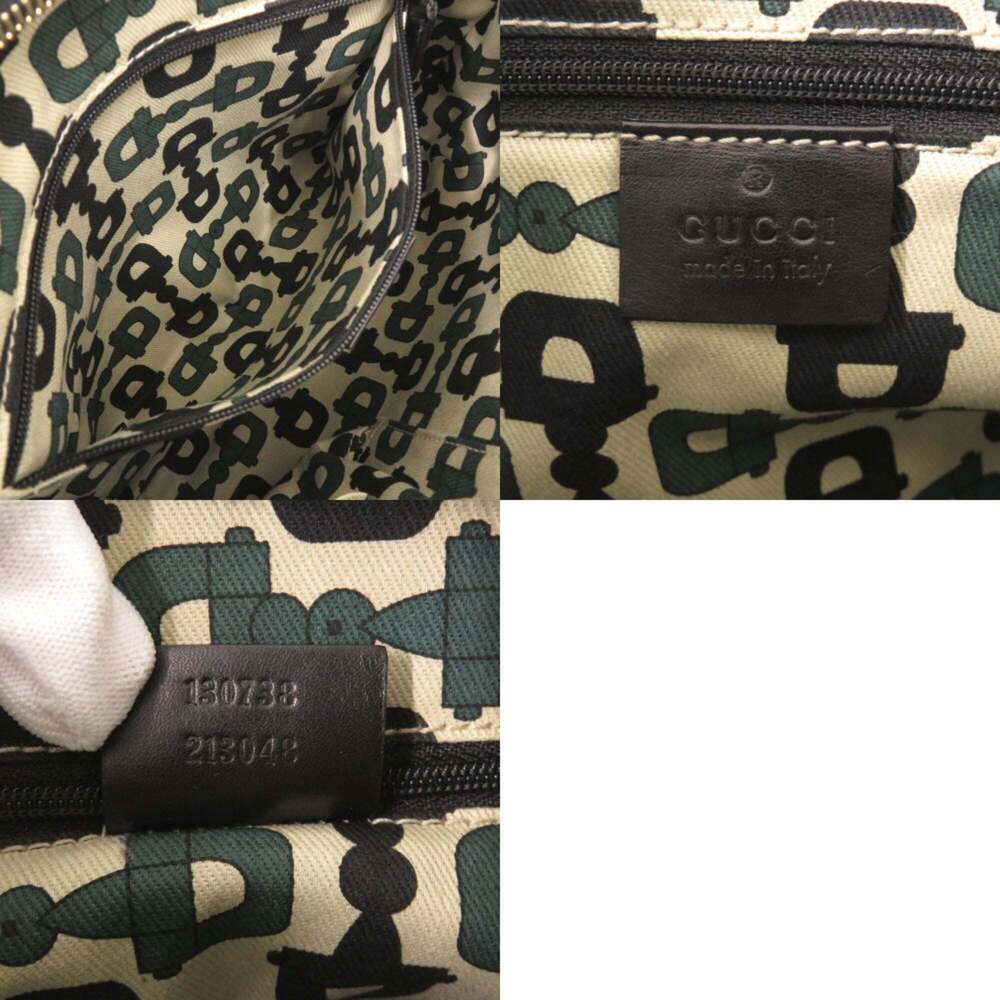 GUCCI Authentic Black Leather Shoulder Bag - Picture 7 of 7